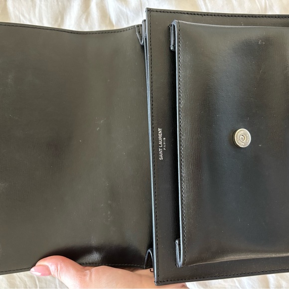 Sunset Medium YSL Crossbody Bag in Smooth Leather - used SEND ME UR OFFERS - Picture 2 of 9